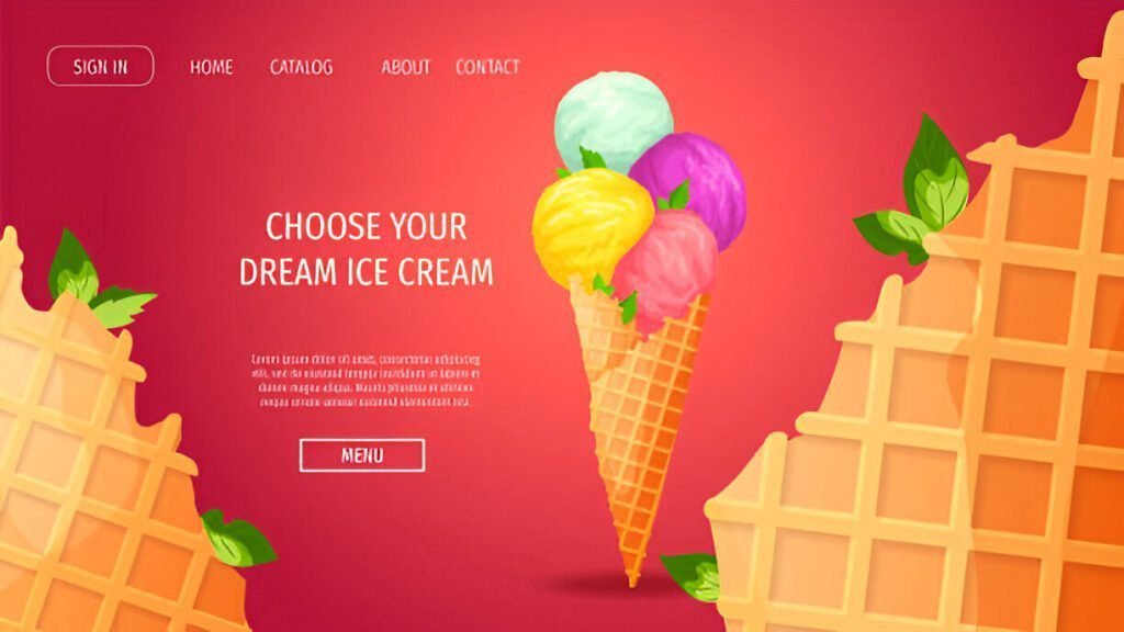 Templete For Ice Cream Shop Website Templete For Ice Cream Shop Website