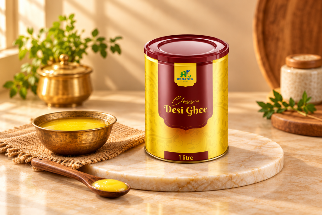 Classic Desi Ghee Kitchen Still Life