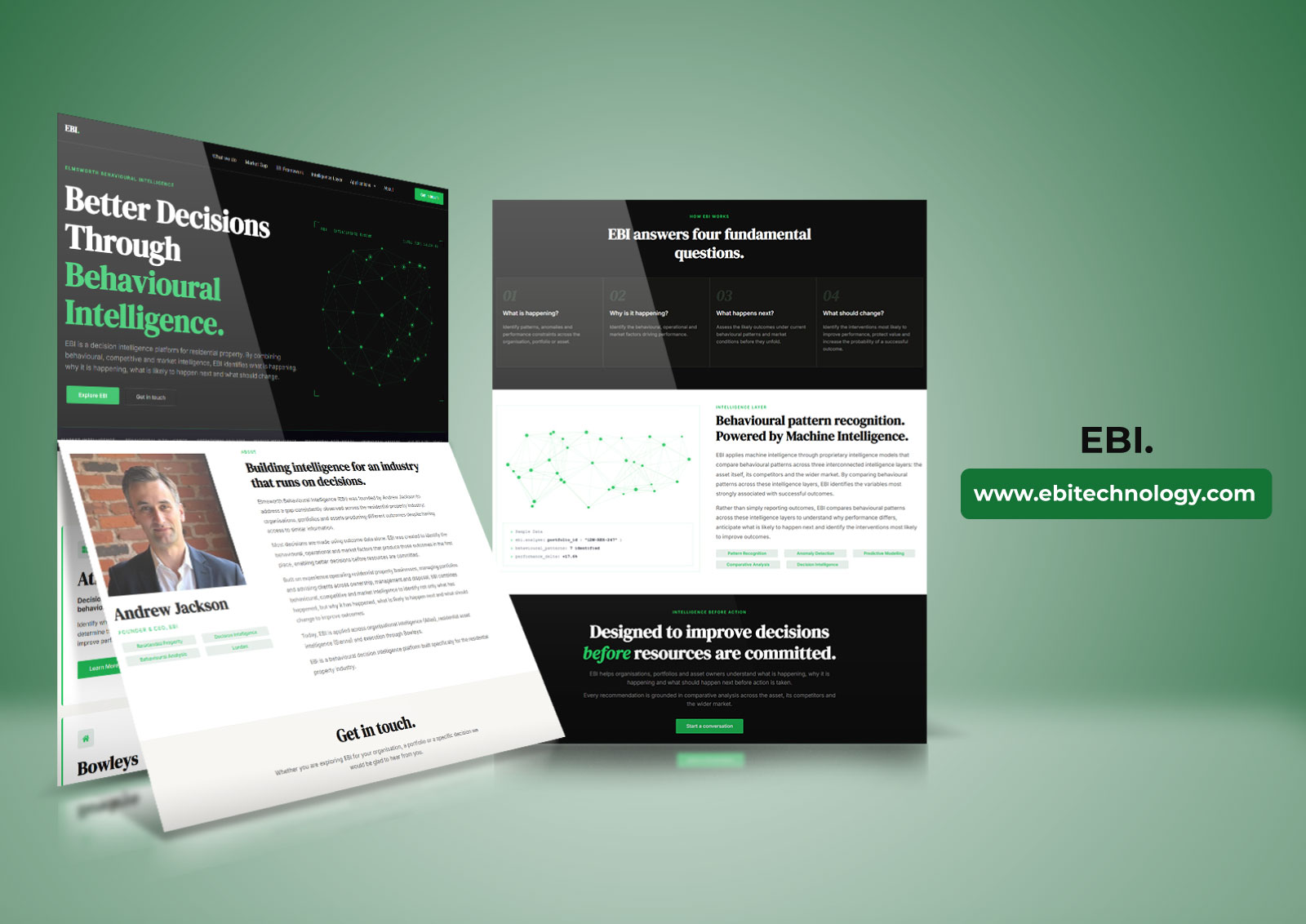 EBI property decision intelligence website