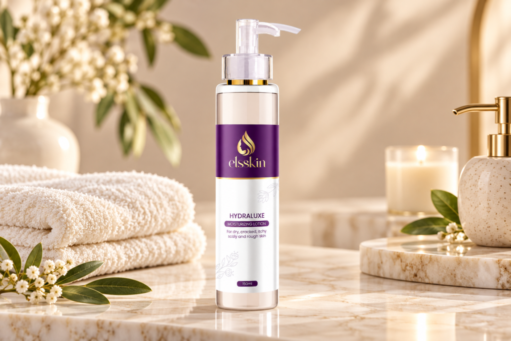 Hydraluxe Spa Glow Lotion Display