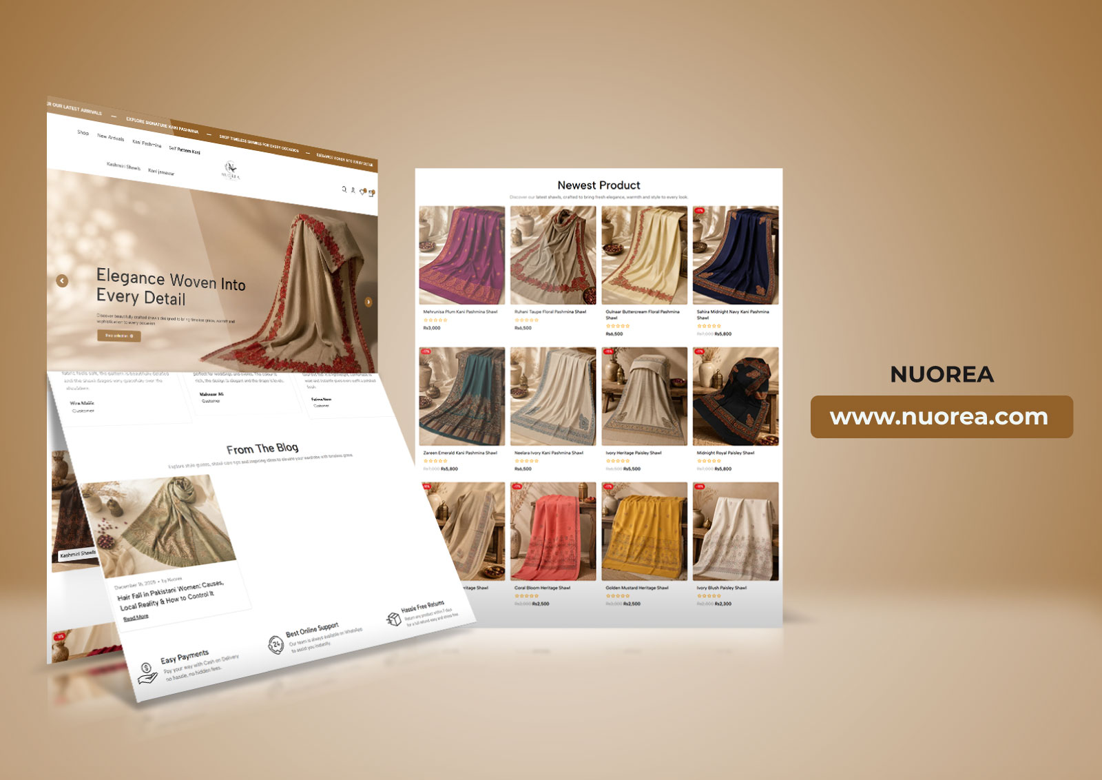 Nuorea online shawl store